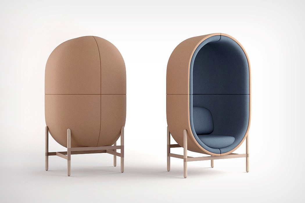 industrial design，capsule，furniture，sofa，