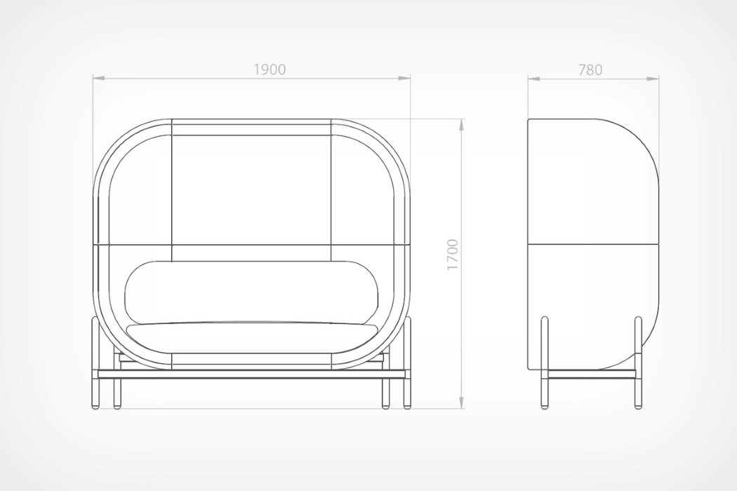 industrial design，capsule，furniture，sofa，