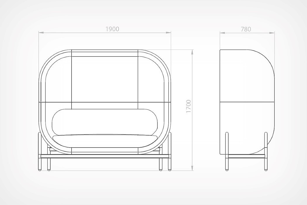 industrial design，capsule，furniture，sofa，