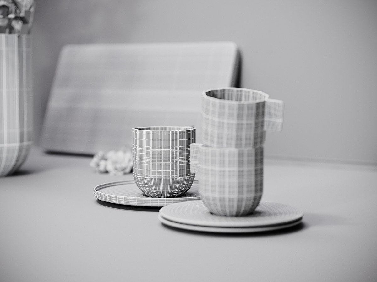 杯子，陶瓷，Hay - Paper Porcelai，