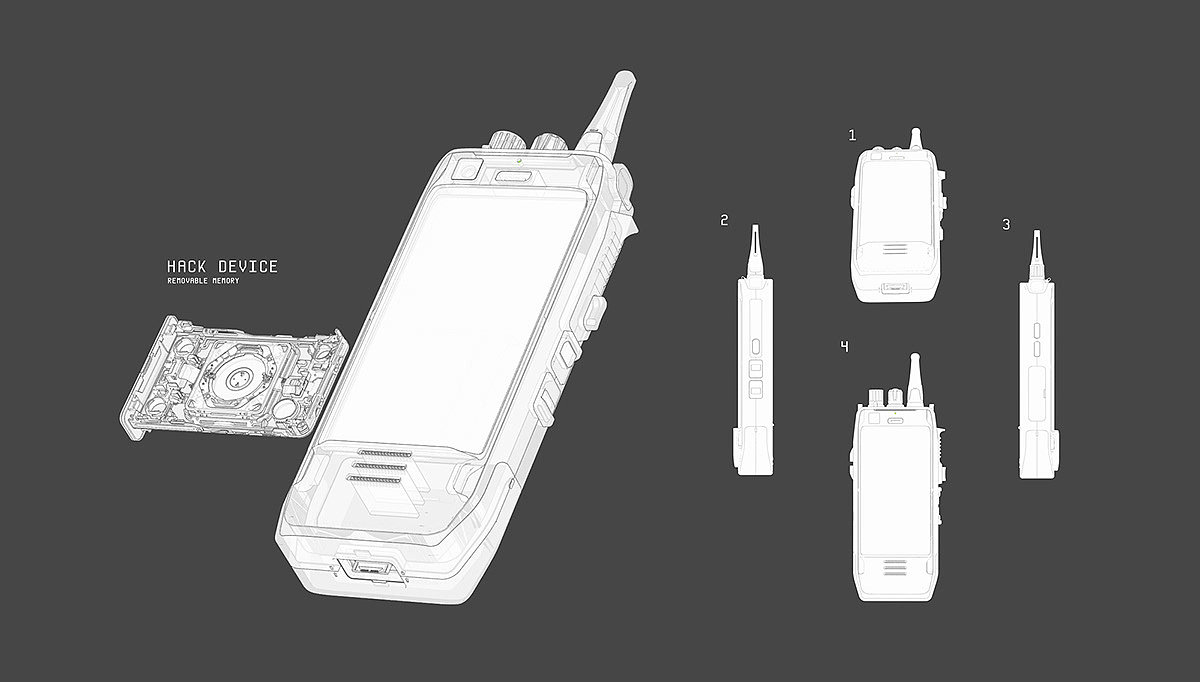 黑色，移动设备，HACKING DEVICE，