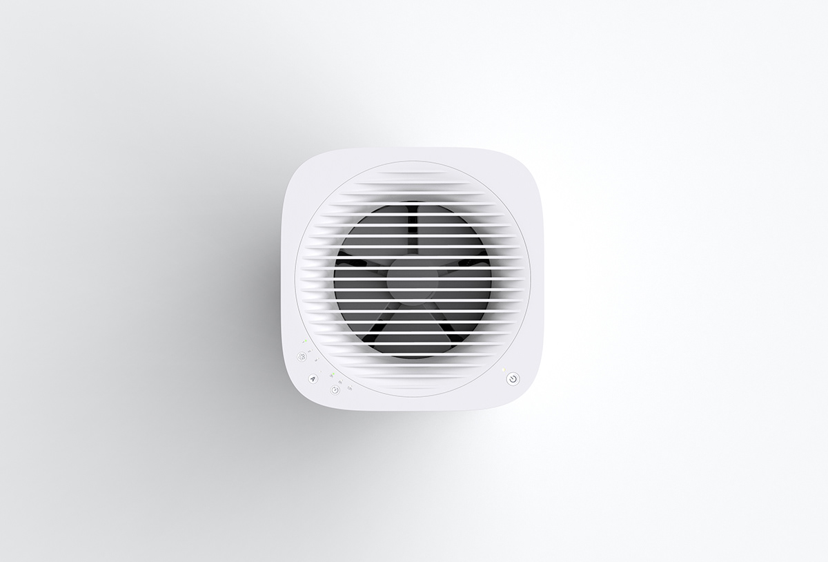 ZEPHYROS，air cleaner，white，