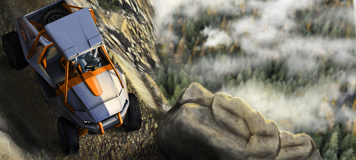 orange，ktm，Off-road vehicle，