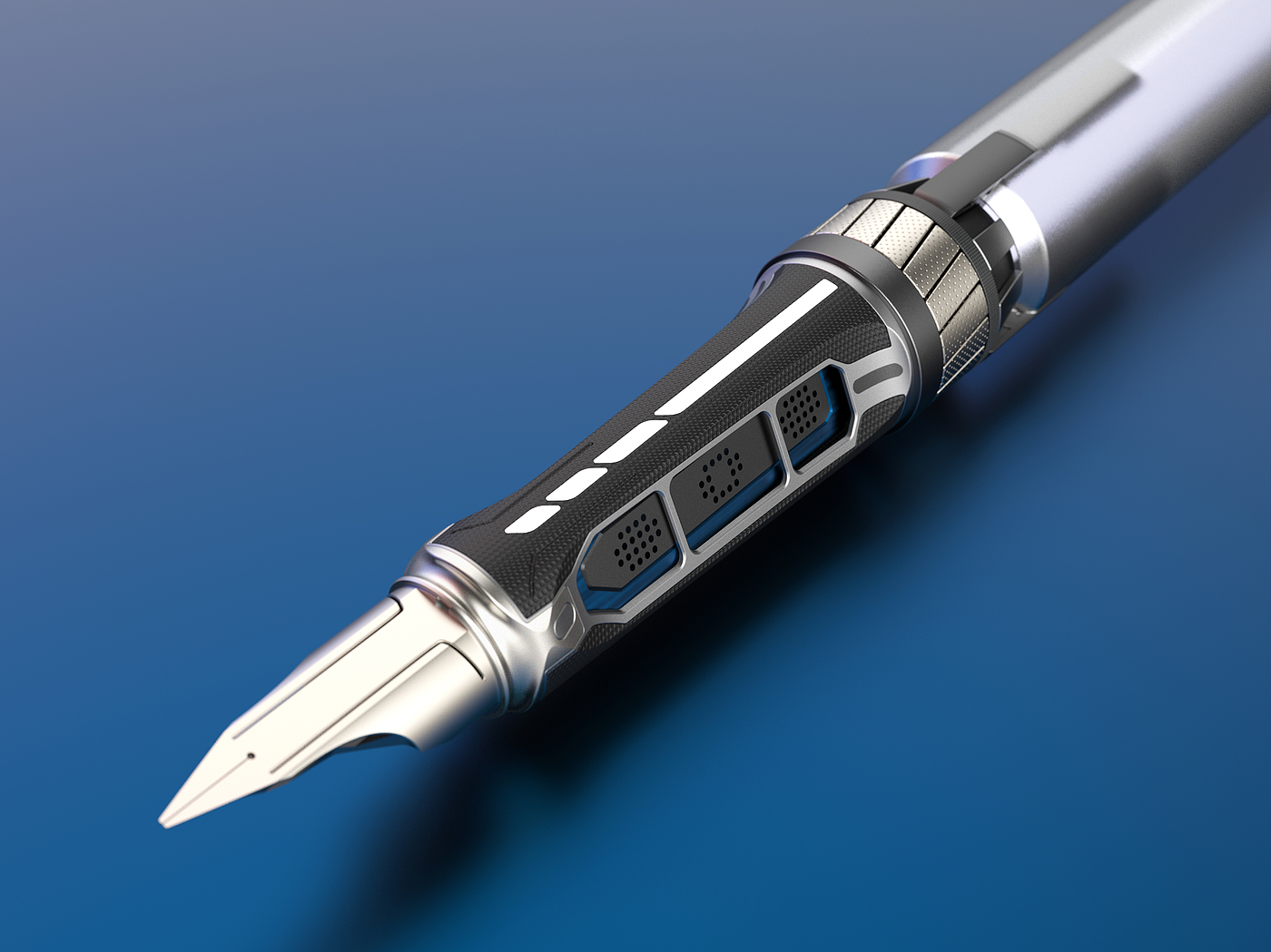 Pen，concept，Brain hole，Space，