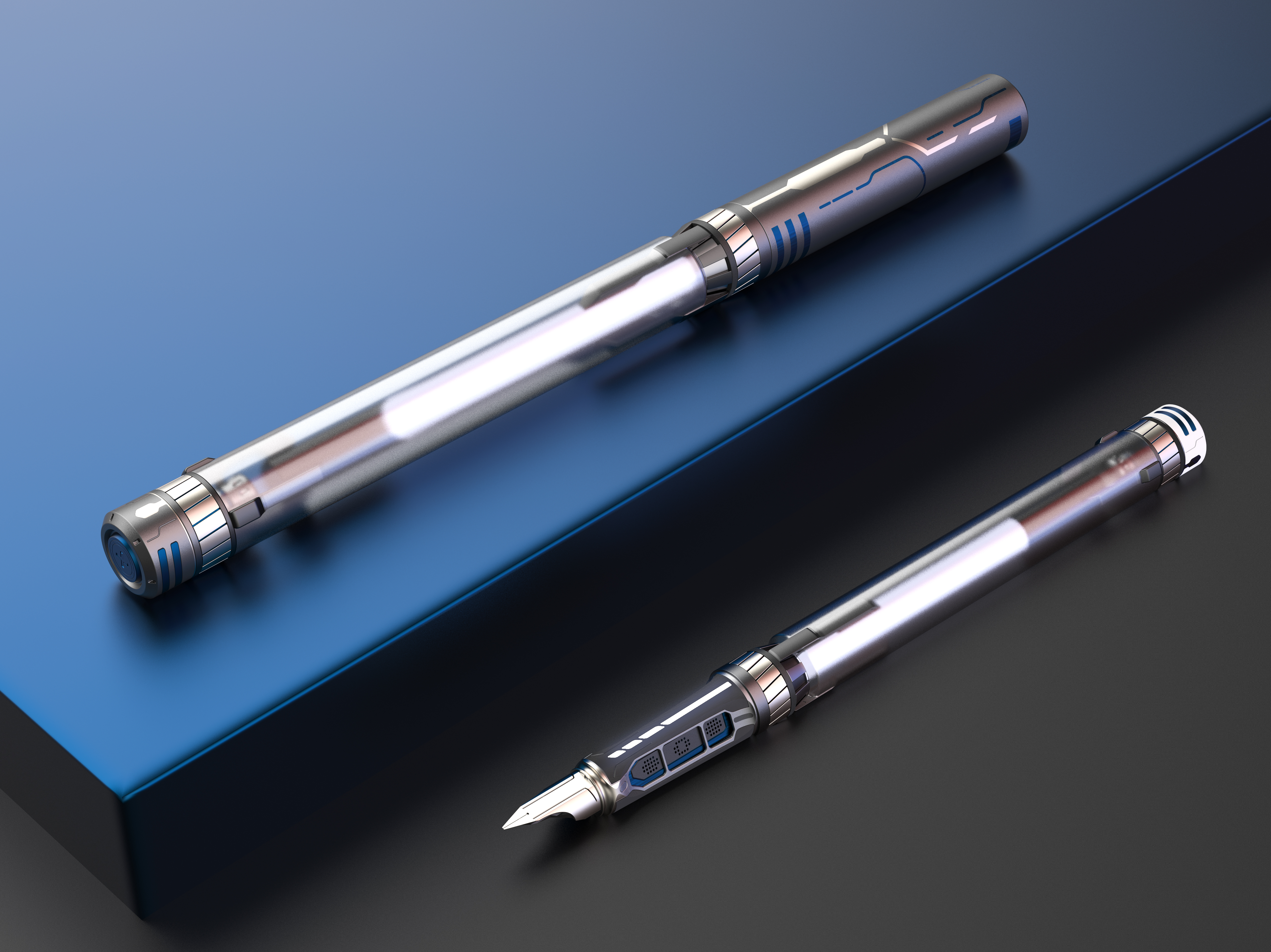 Pen，concept，Brain hole，Space，