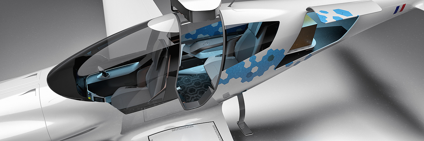 Clement Simon，engineering，industrial design，Two seater light aircraft，