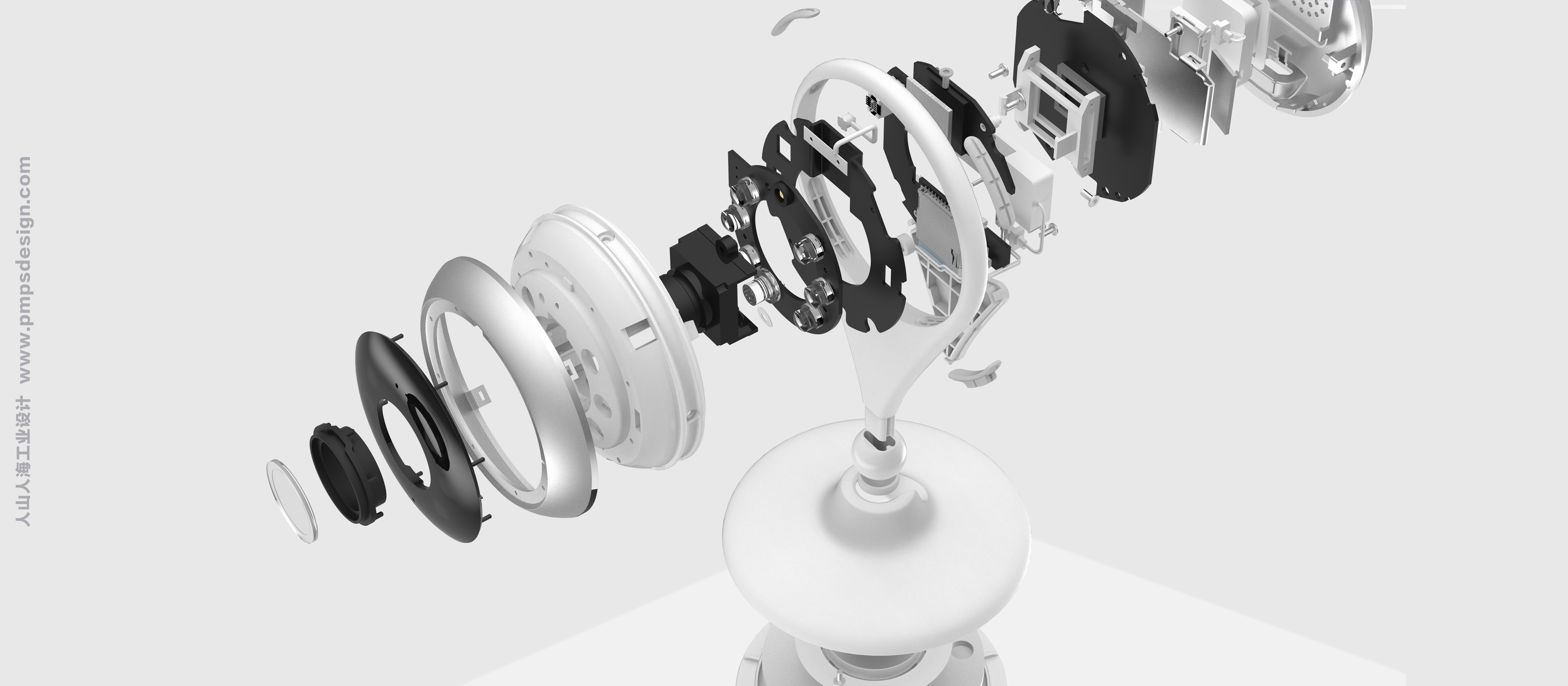 PMPS_DESIGN，Human mountain and sea of people industrial design，IOT，three hundred and sixty，SmartHome，SmartCamera，Smart home，Intelligent hardware，