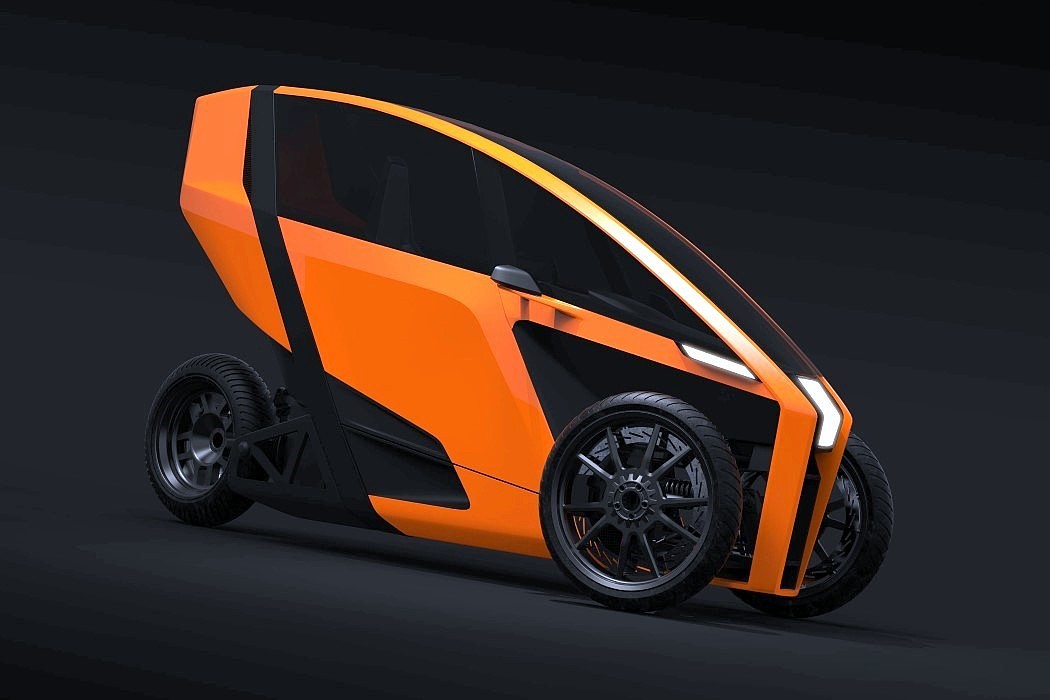 Concept Car，science and technology，Tricycle，