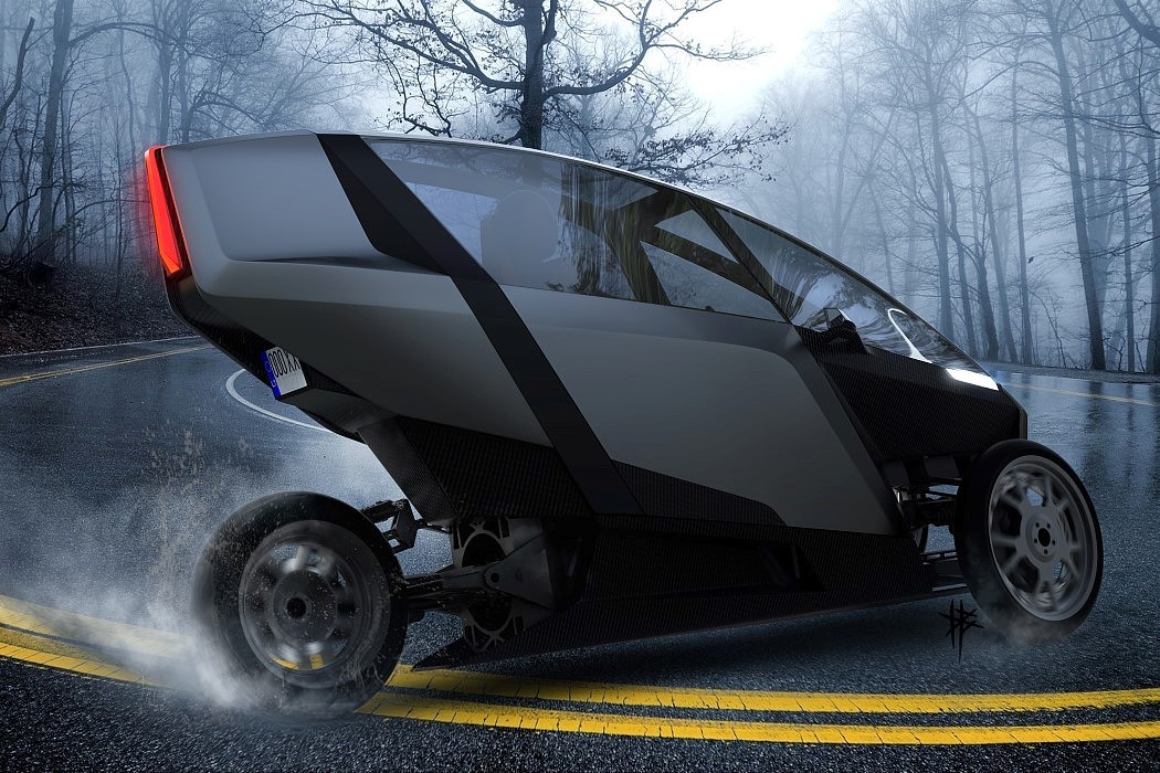 Concept Car，science and technology，Tricycle，