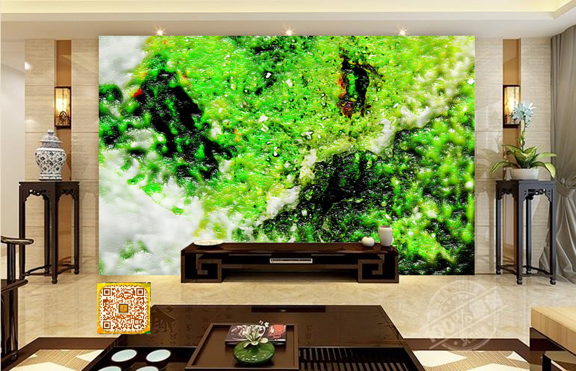 MICAHSO，Natural art，Galactic new continent，Extraordinary jade，Original mural，