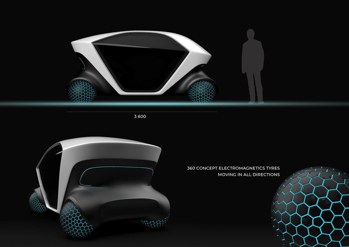 AUTONOMOUS，Automobile design，conceptual design，