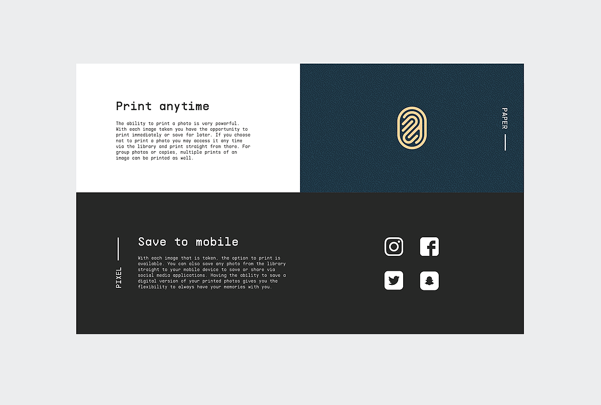 print，Camera design，blue，