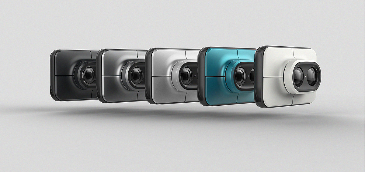 print，Camera design，blue，
