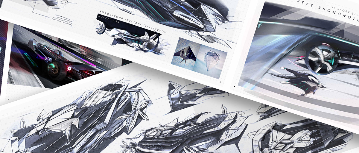 Motorcycle design，Hand drawn，Teaser 2019，