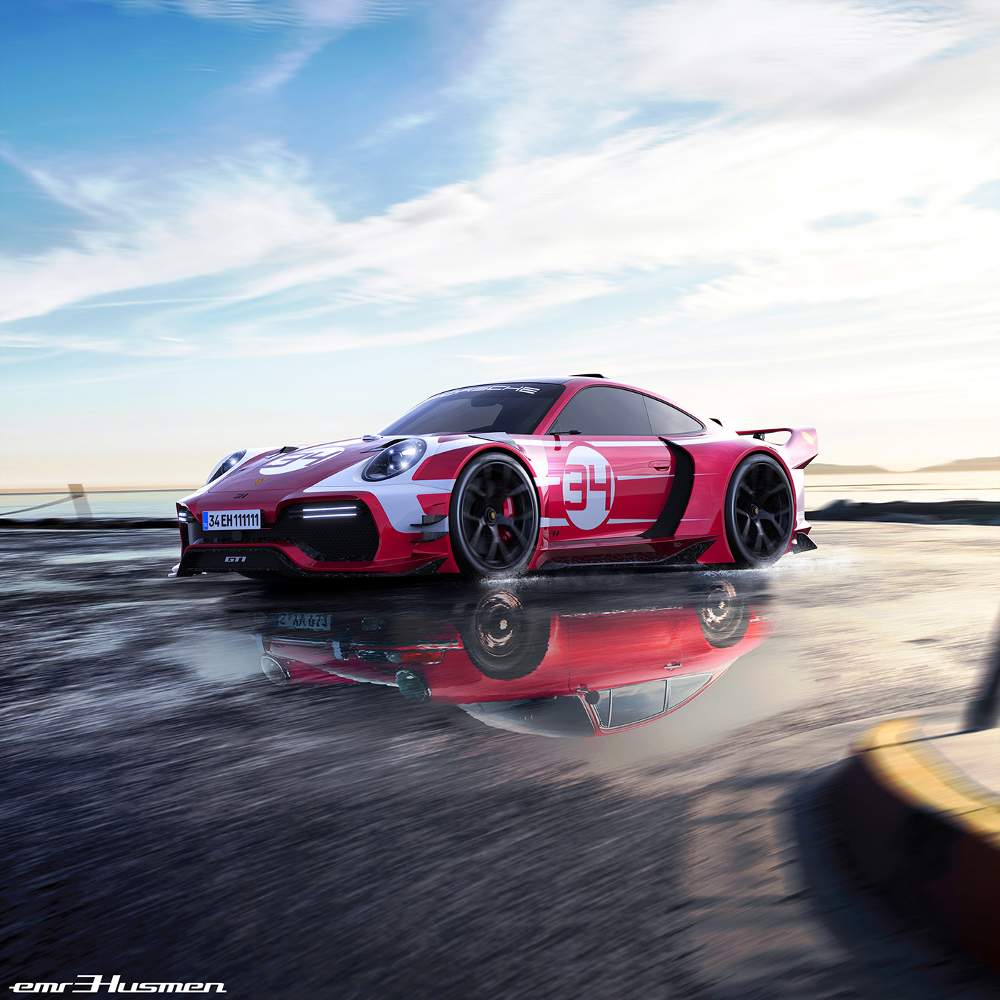 automation，Sports car，Concept Car，vehicle，Porsche，