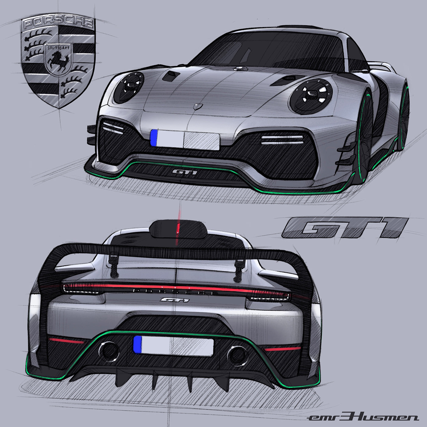 automation，Sports car，Concept Car，vehicle，Porsche，