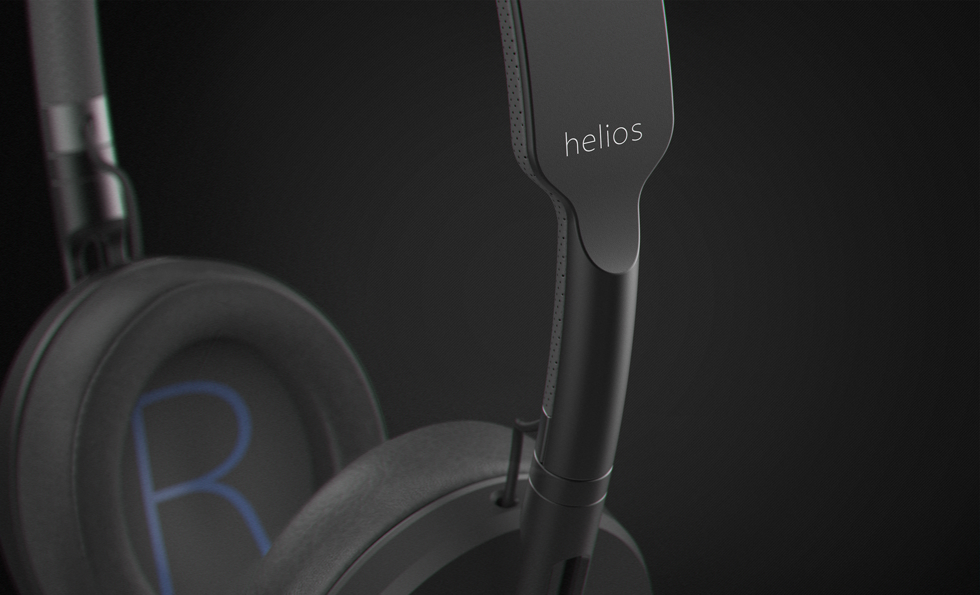 black，industrial design，headset，headset，