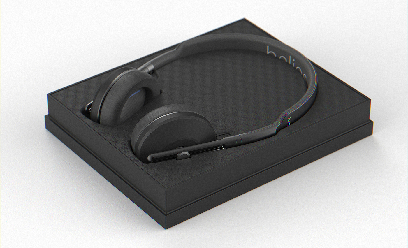 black，industrial design，headset，headset，