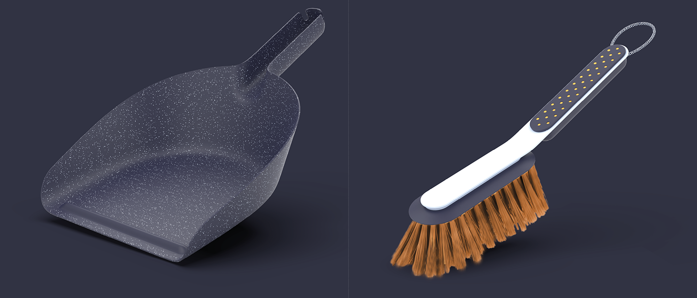 Dustpan，broom，household，Simplicity，
