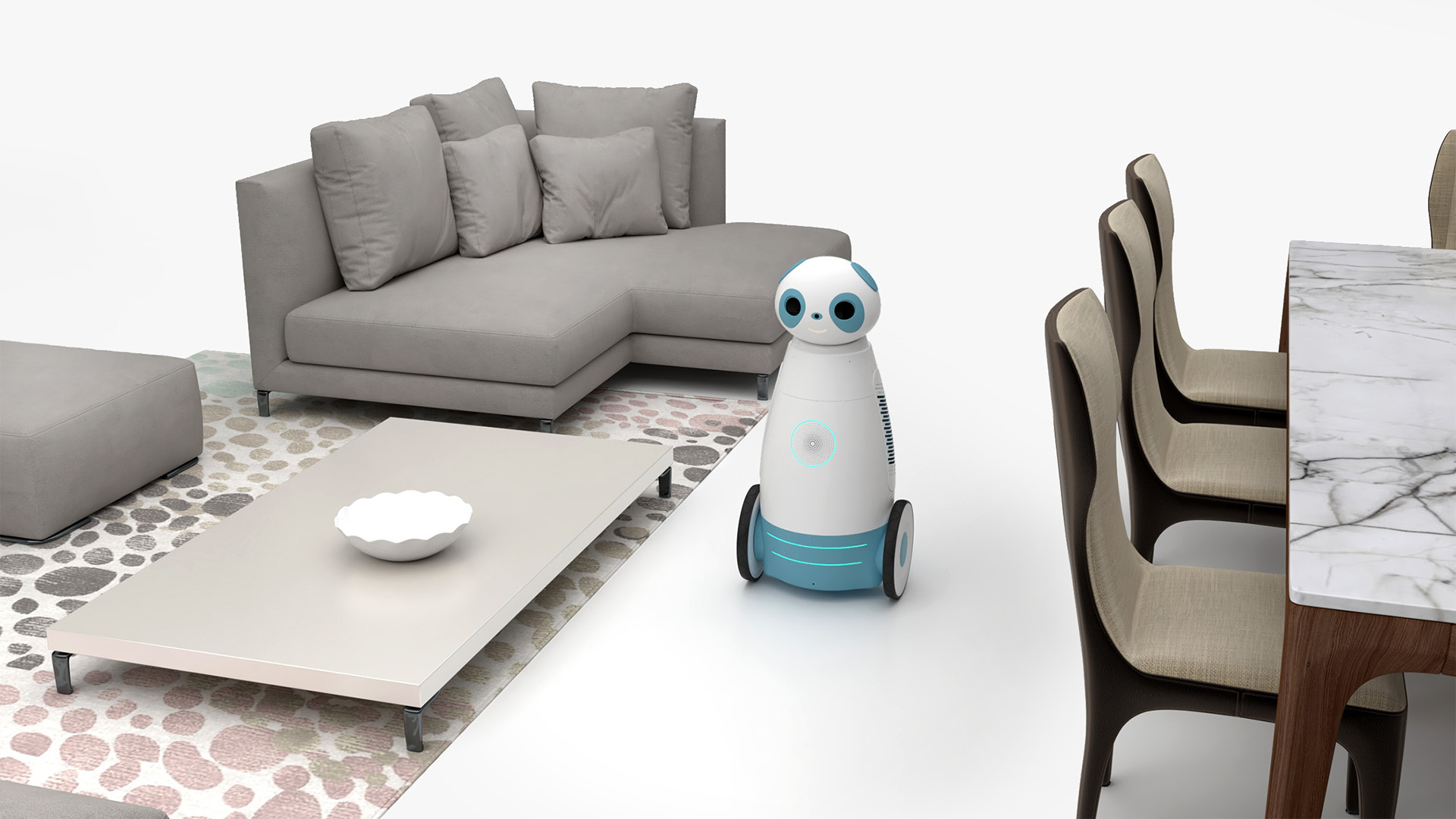 Smart home robot，Sipro，autistic child ，Companion robot，