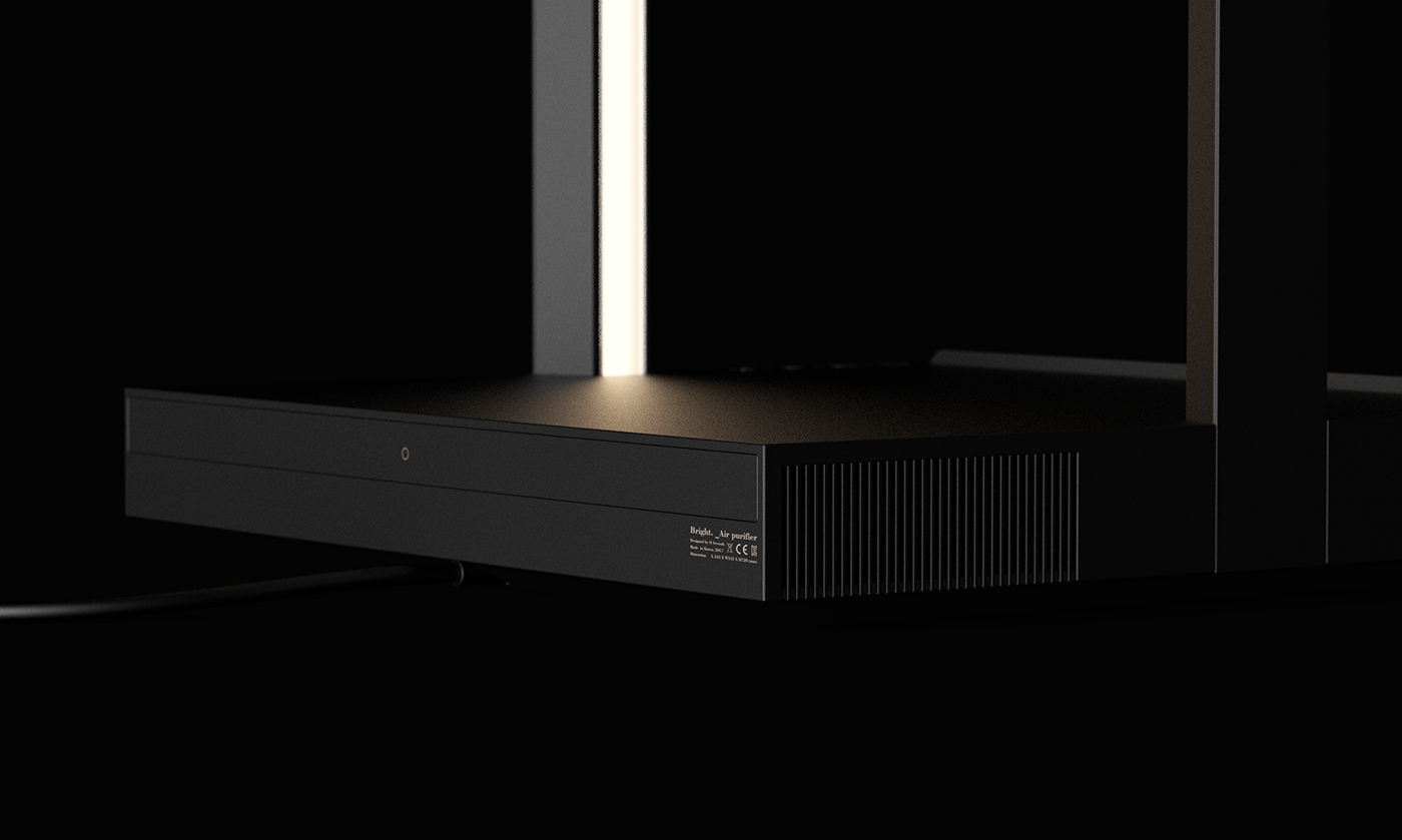 air cleaner，light，visual，User experience，