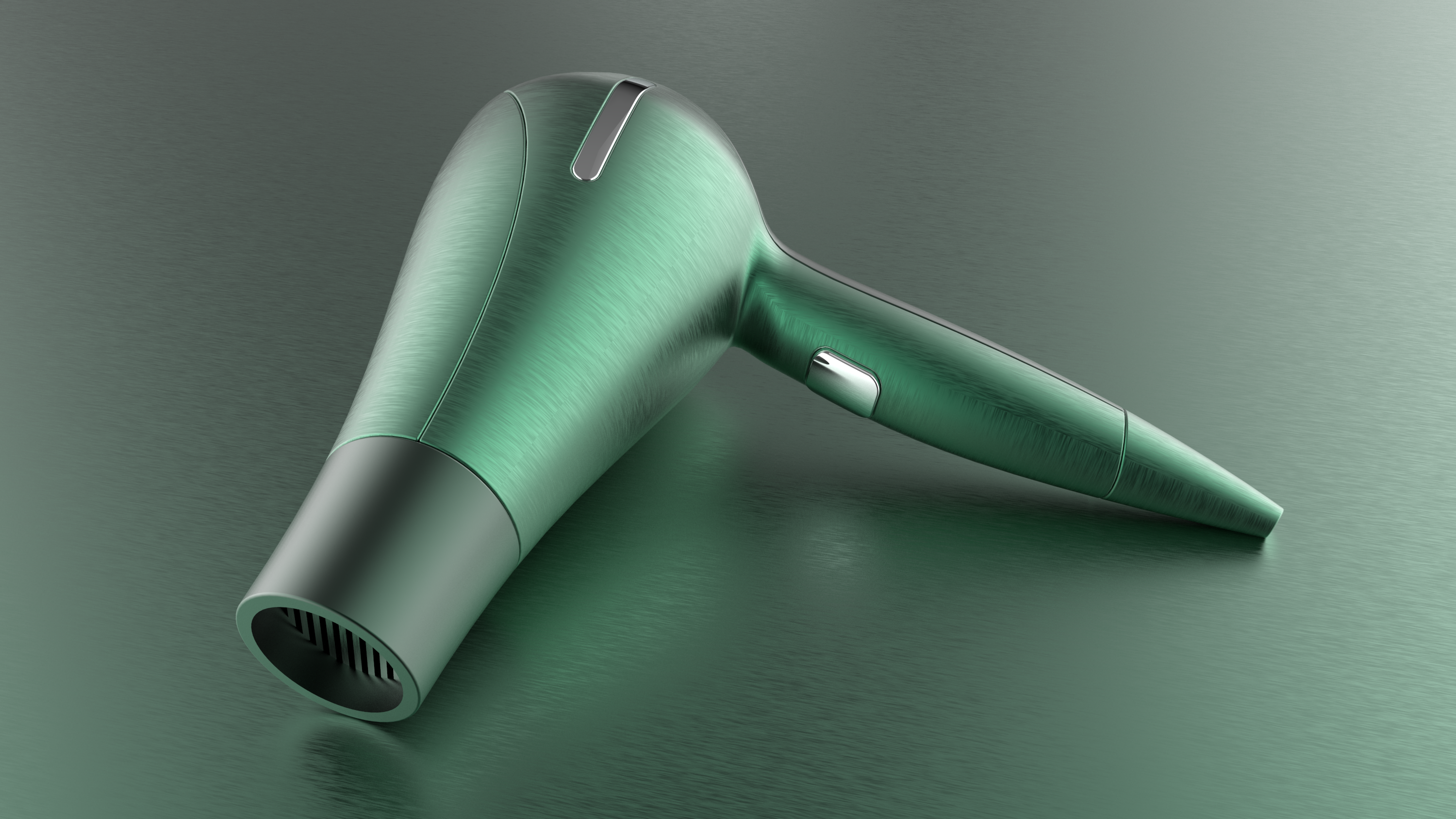 电吹风,电器,金属,绿色