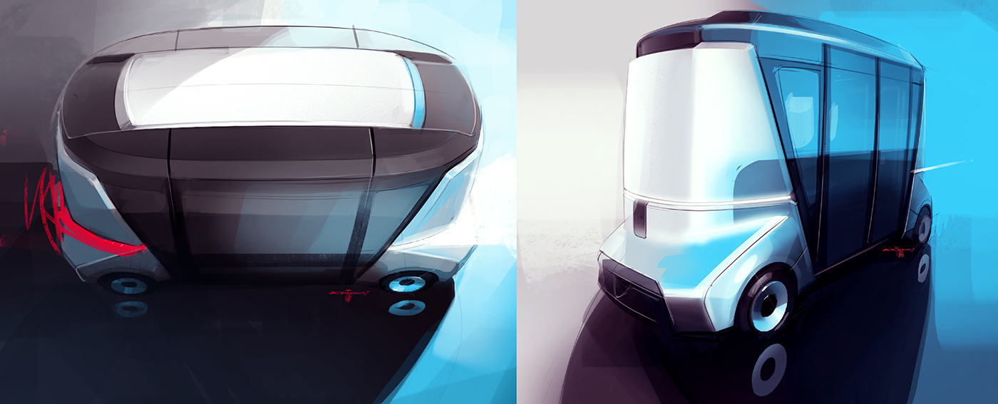 Automatic design，modularization，Automatic driving，Tool car，Commercial design，