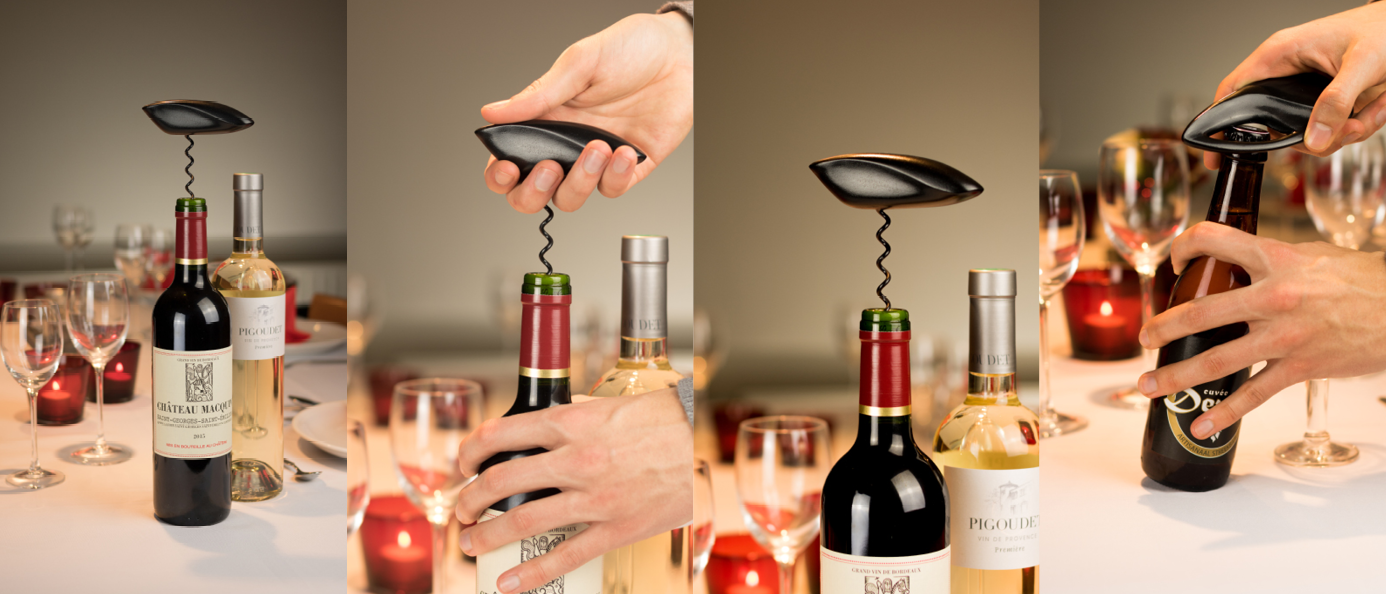 industrial design，black，Wine opener，Bottle opener，