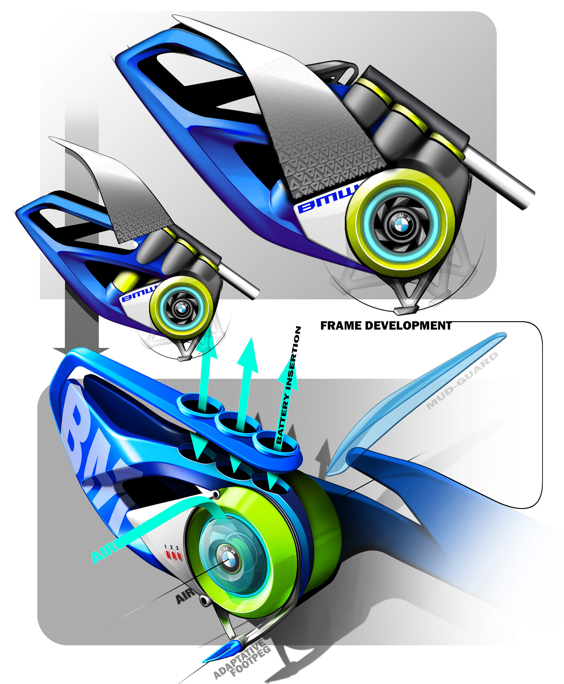 Hand drawn，industrial design，product design，Okami，vehicle，