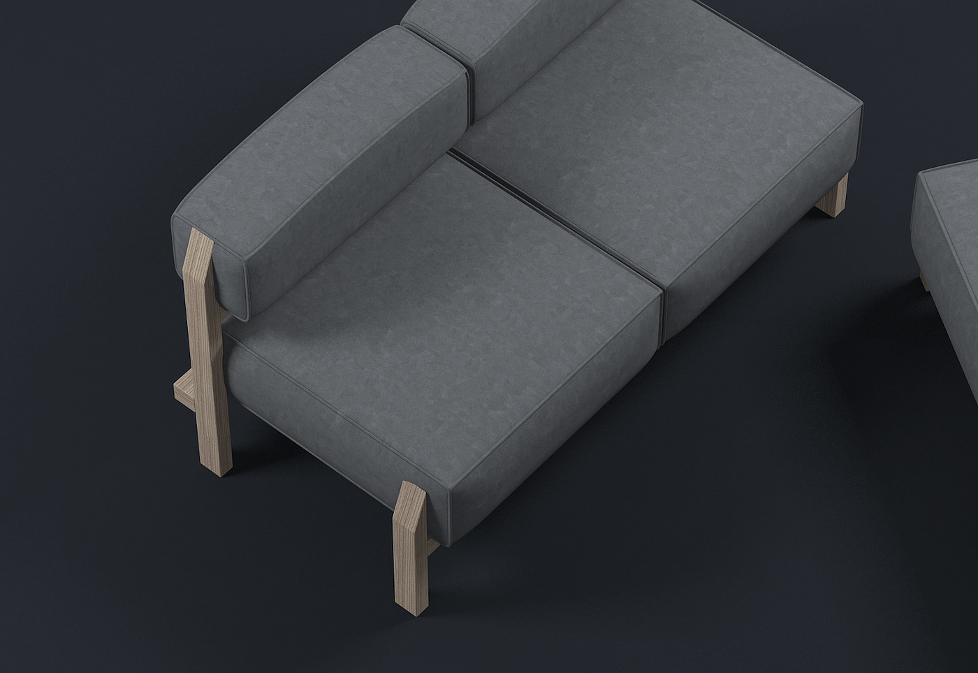 沙发，家具设计，modular upholstered，