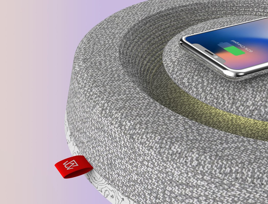 grey，Intelligent bedside table，Table object，