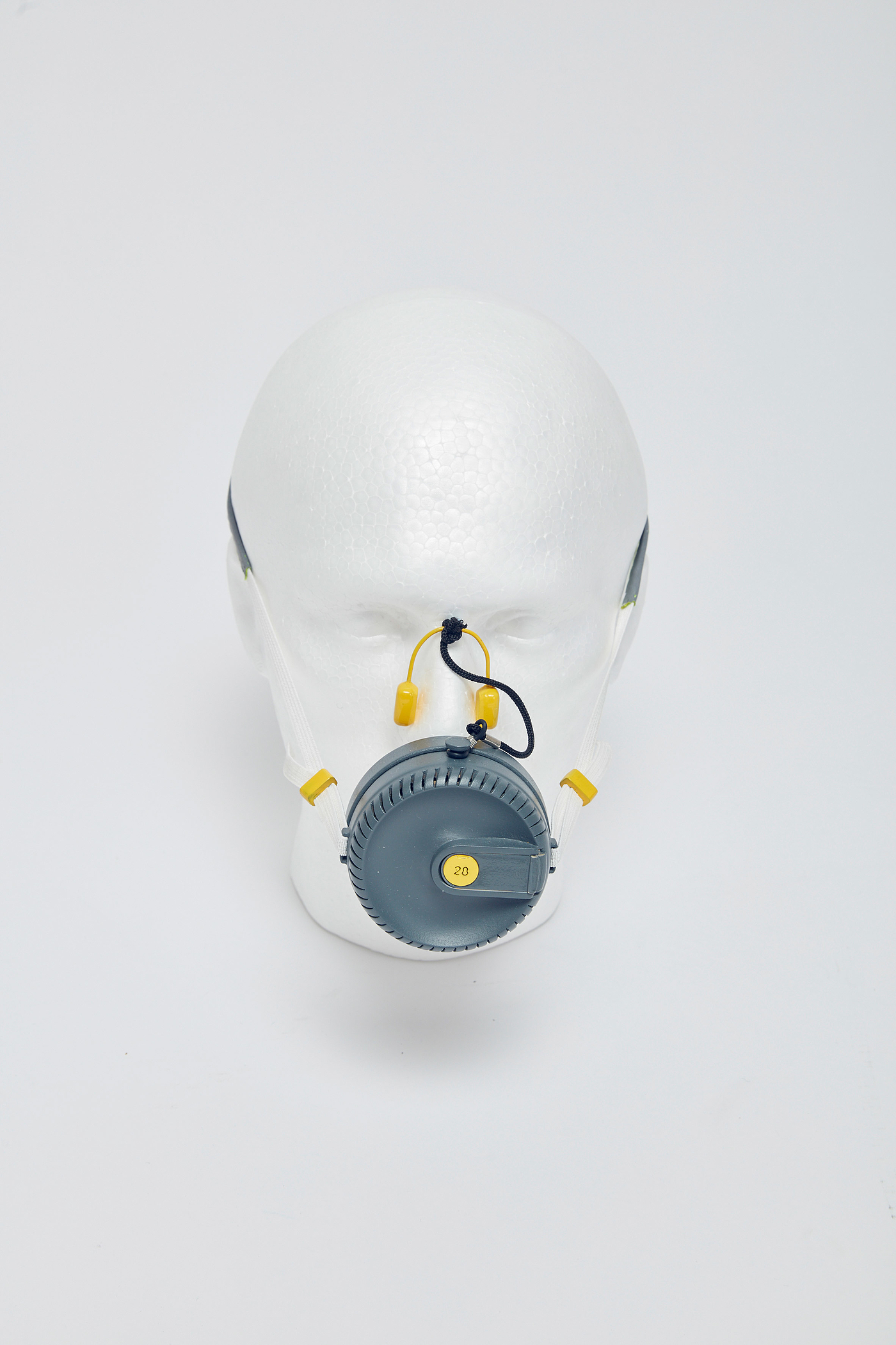 grey，Plastic，Fire mask，