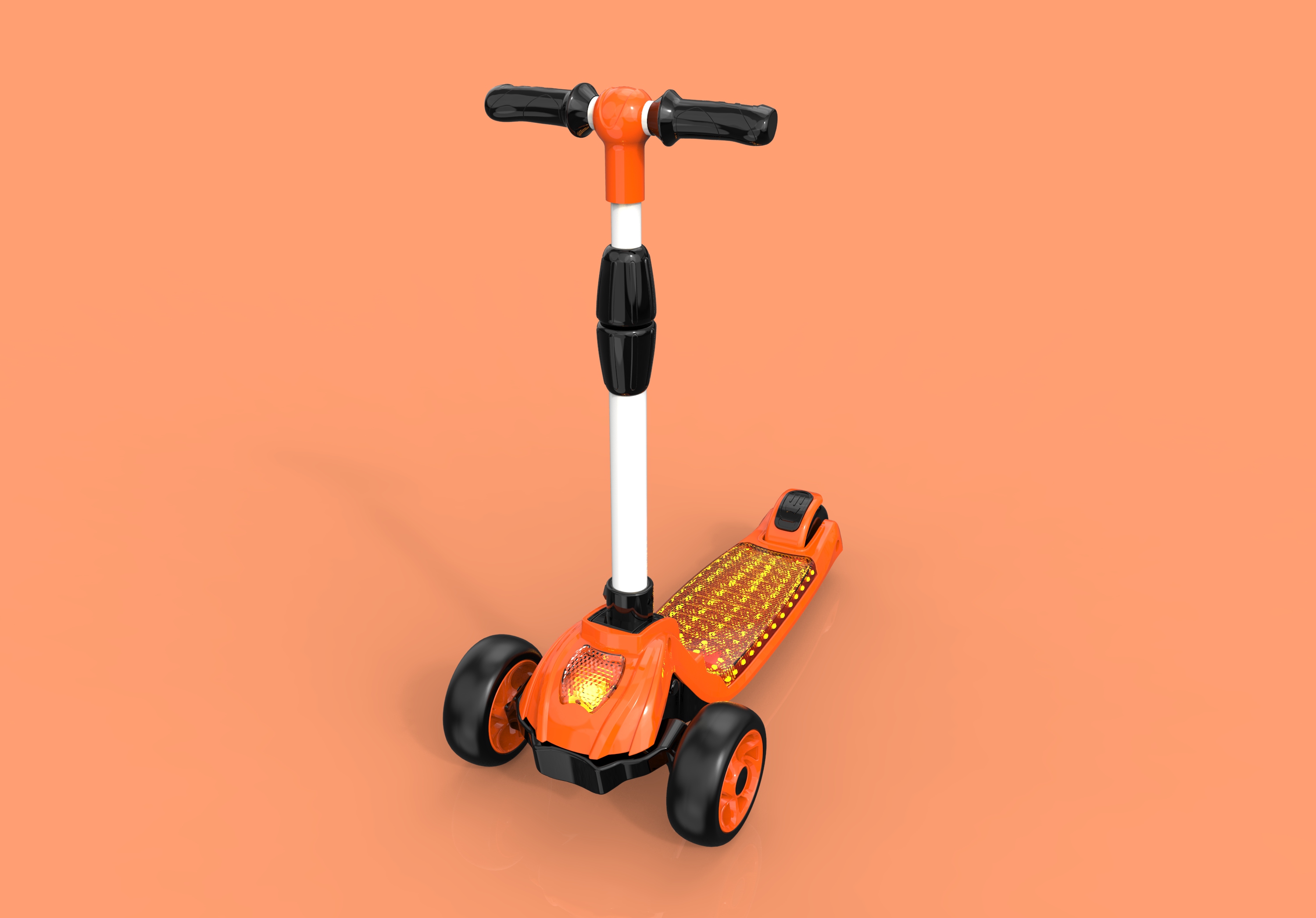 Pedal full transparent light，