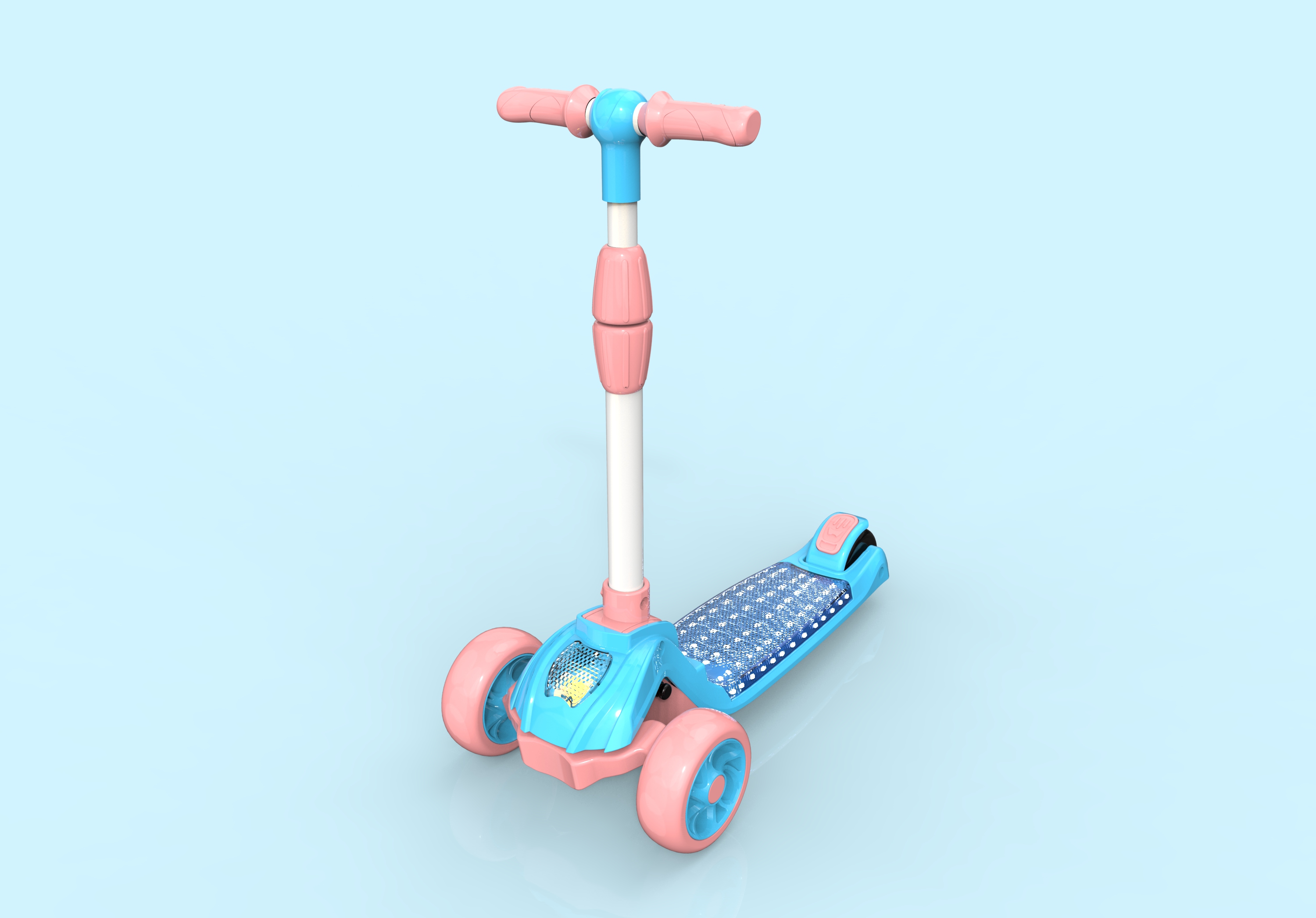 Pedal full transparent light，