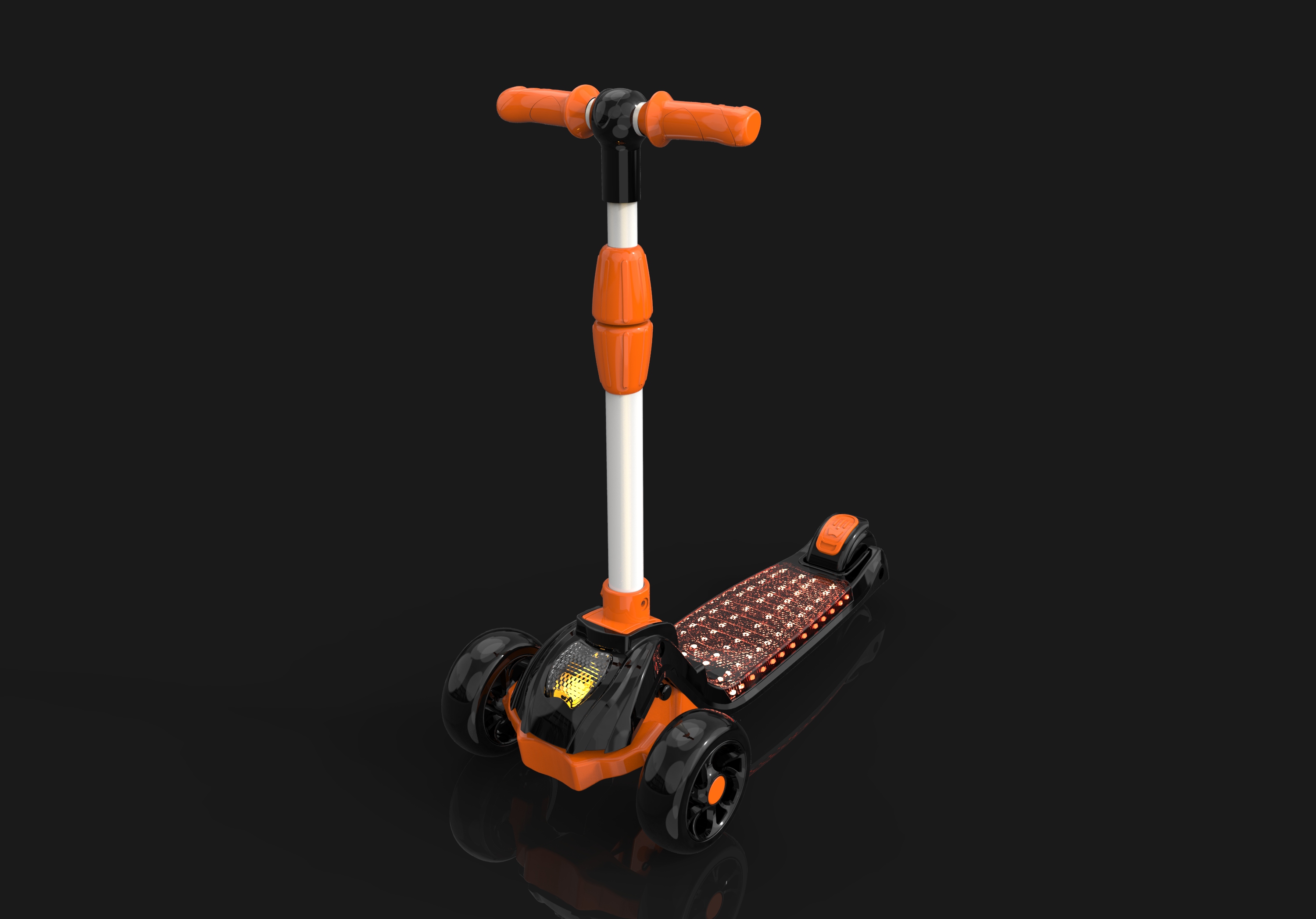 Pedal full transparent light，