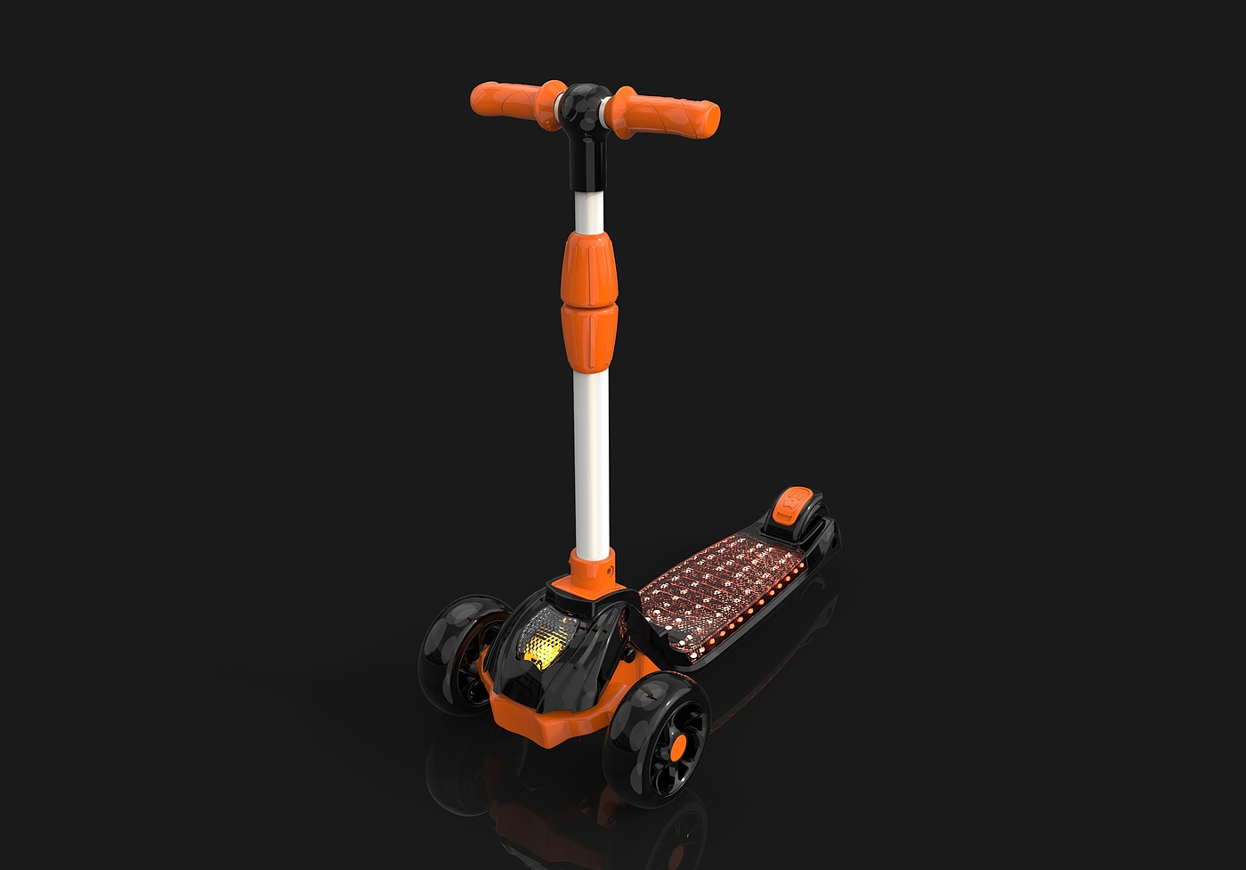 Pedal full transparent light，