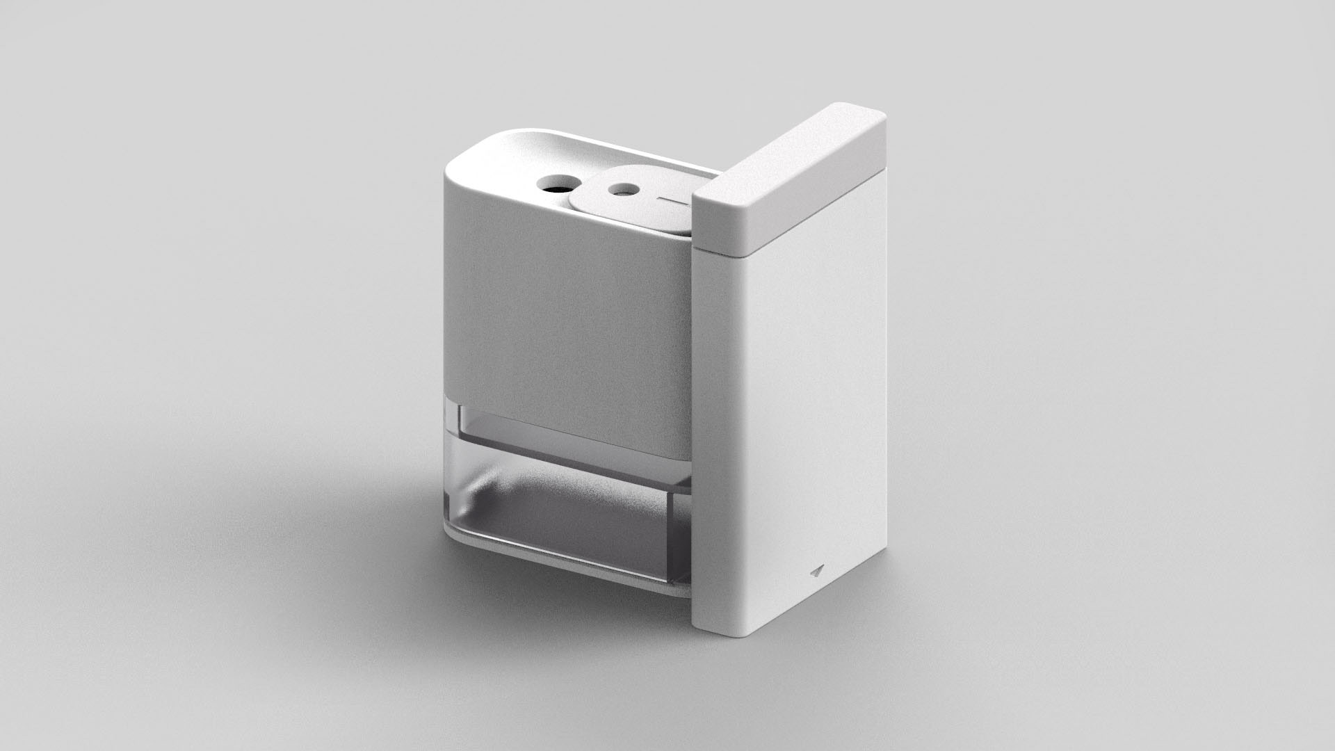Stubby，Pencil sharpener，white，