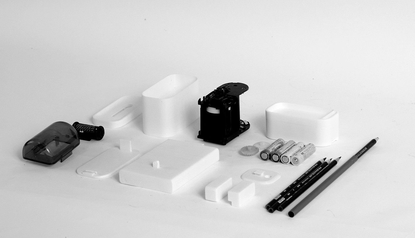 Stubby，Pencil sharpener，white，