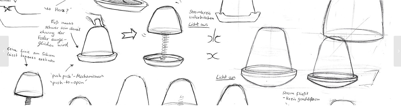white，Table lamp design，TOMORROW，