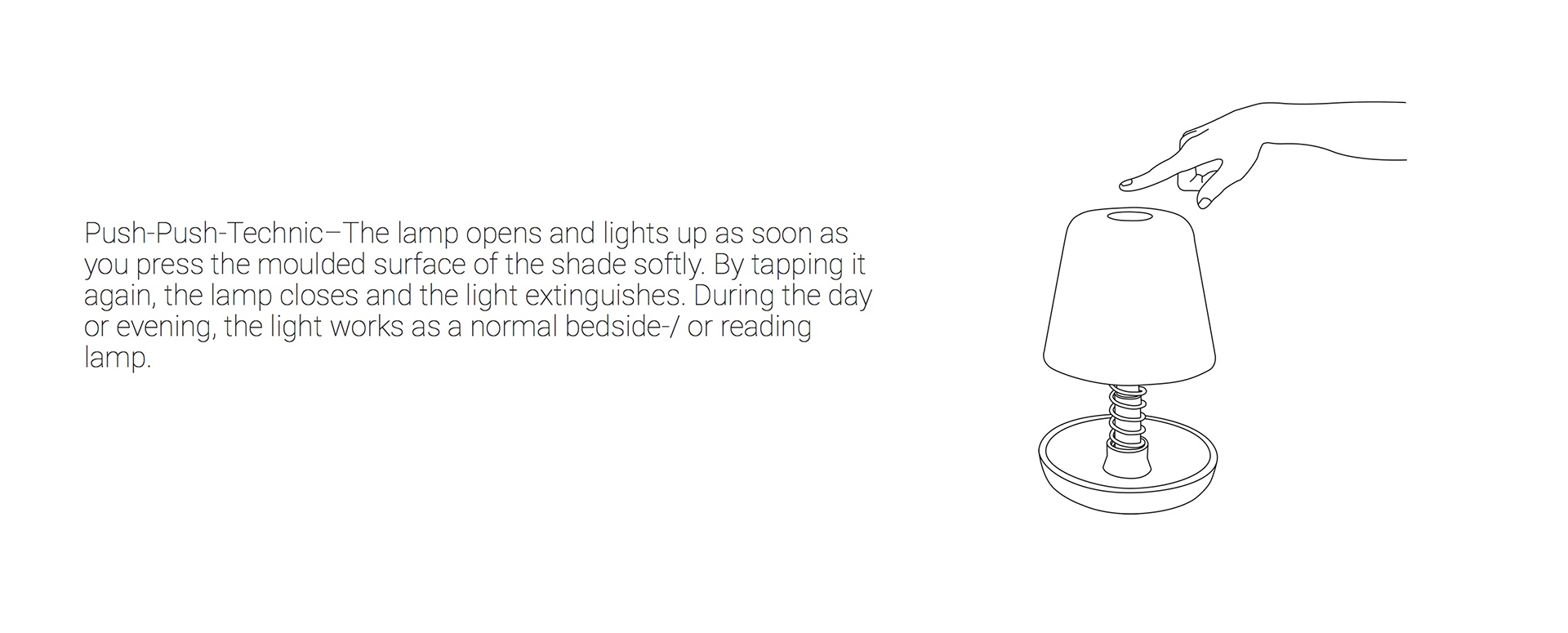 white，Table lamp design，TOMORROW，