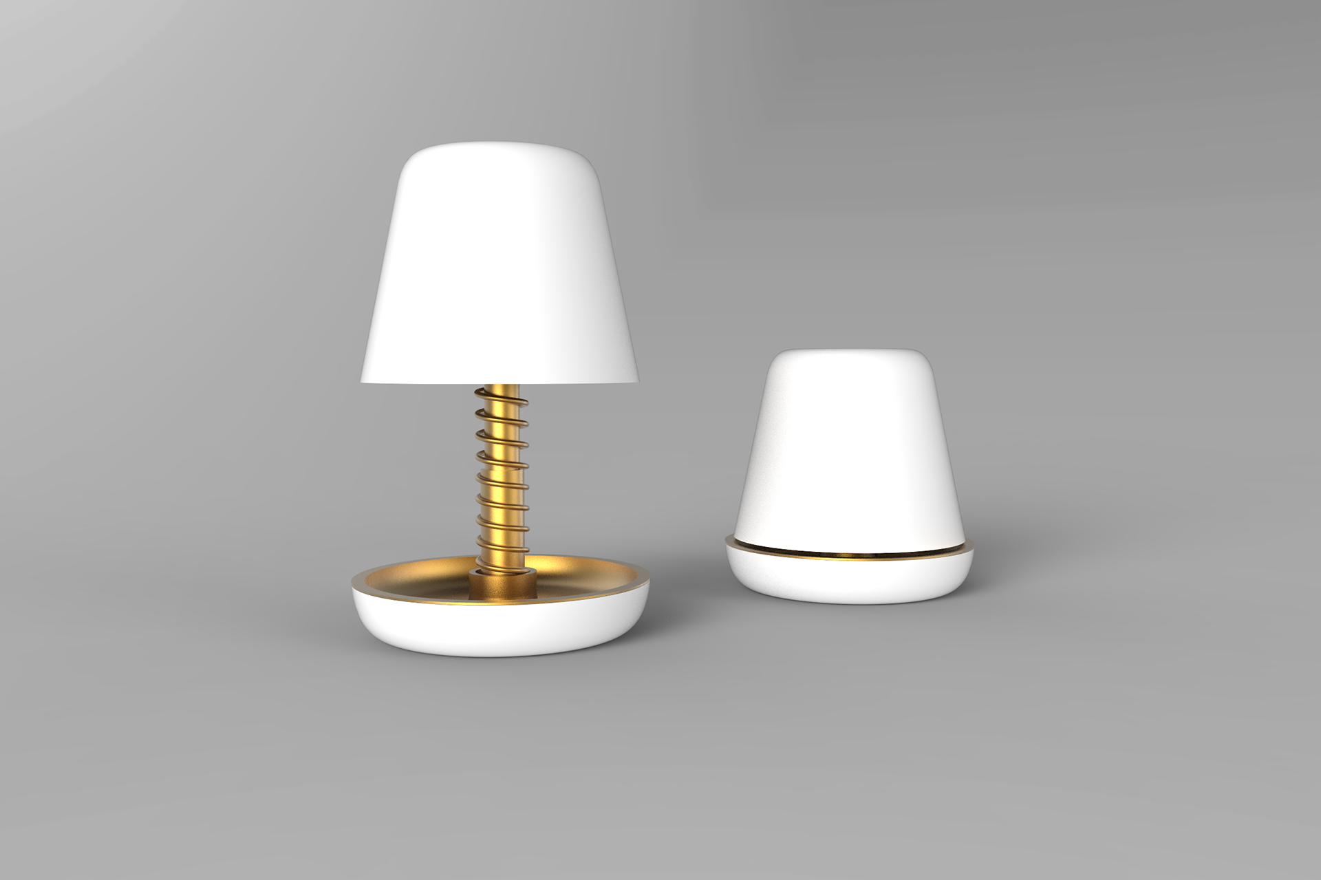 white，Table lamp design，TOMORROW，
