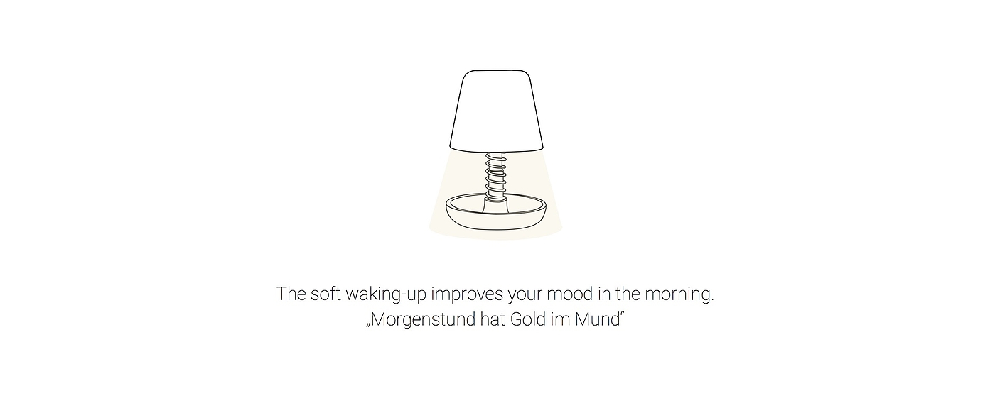 white，Table lamp design，TOMORROW，