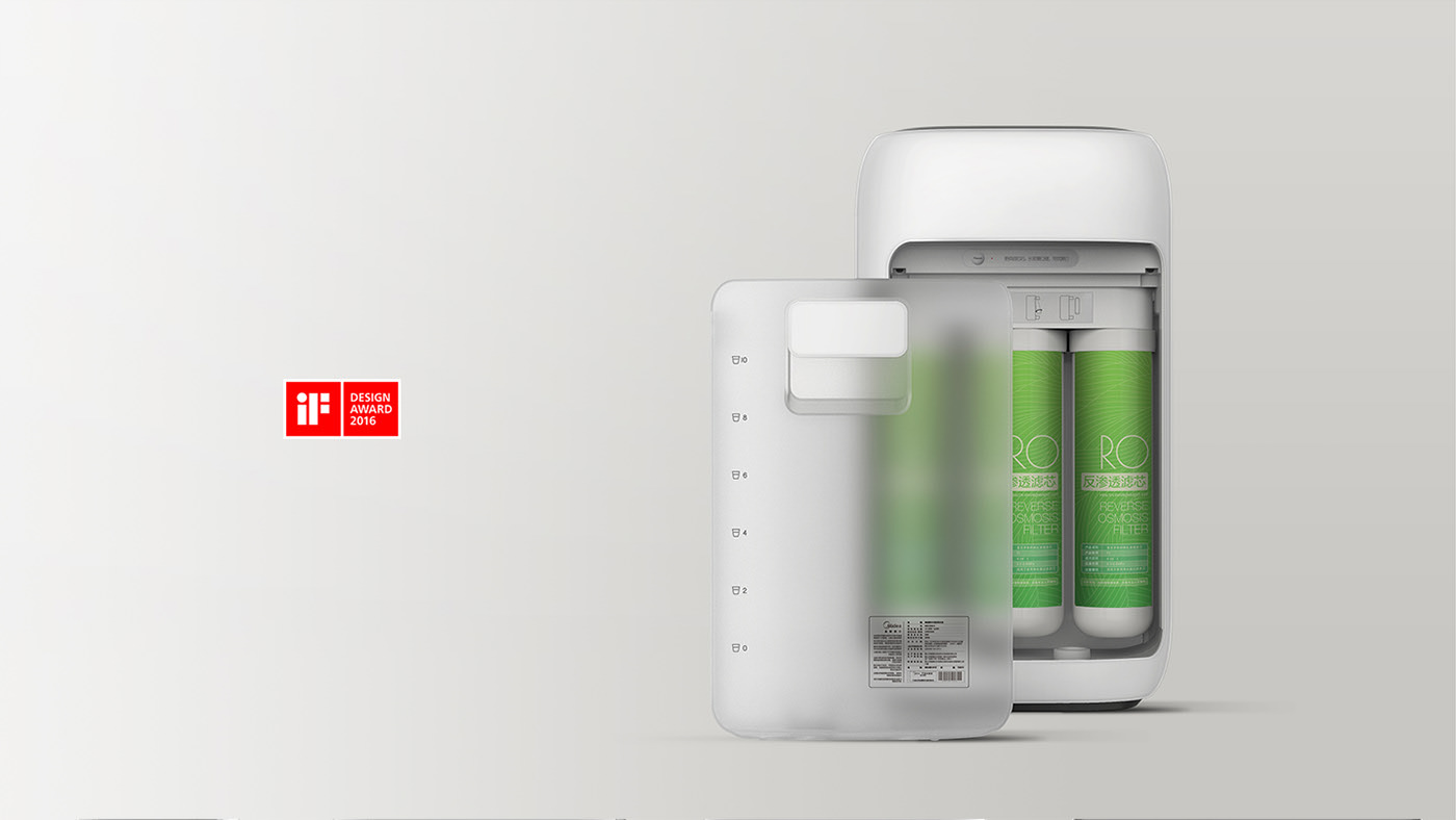 white，Water purifier，Midea，
