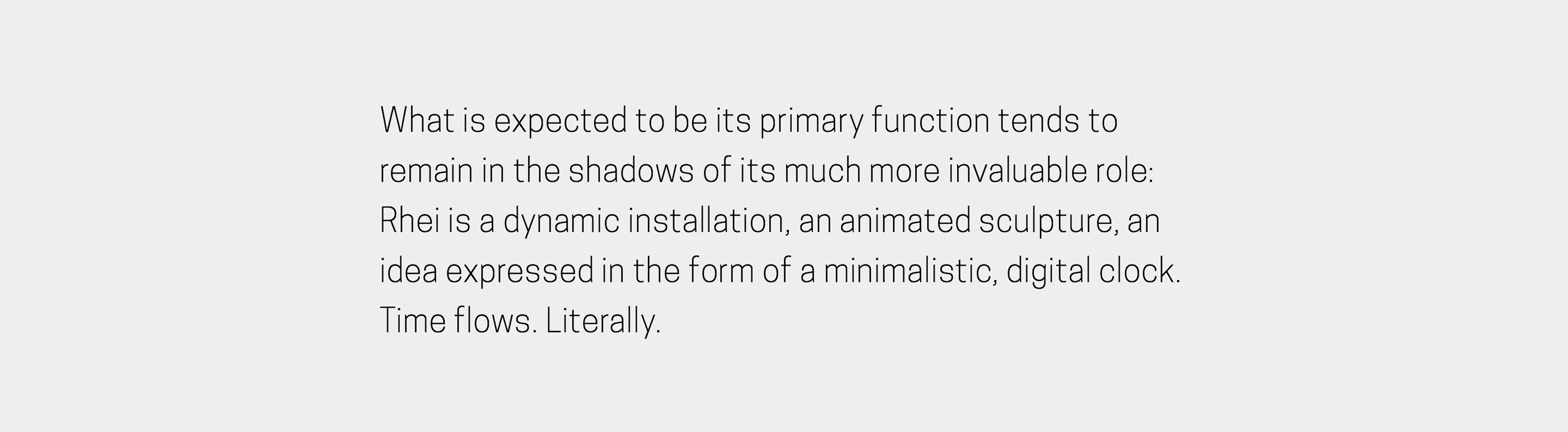 The Liquid Clock，alarm clock，white，