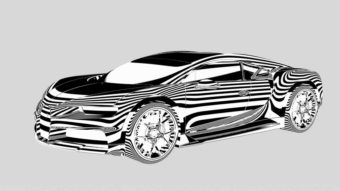 Multi angle，Rendering，3D model，automobile，