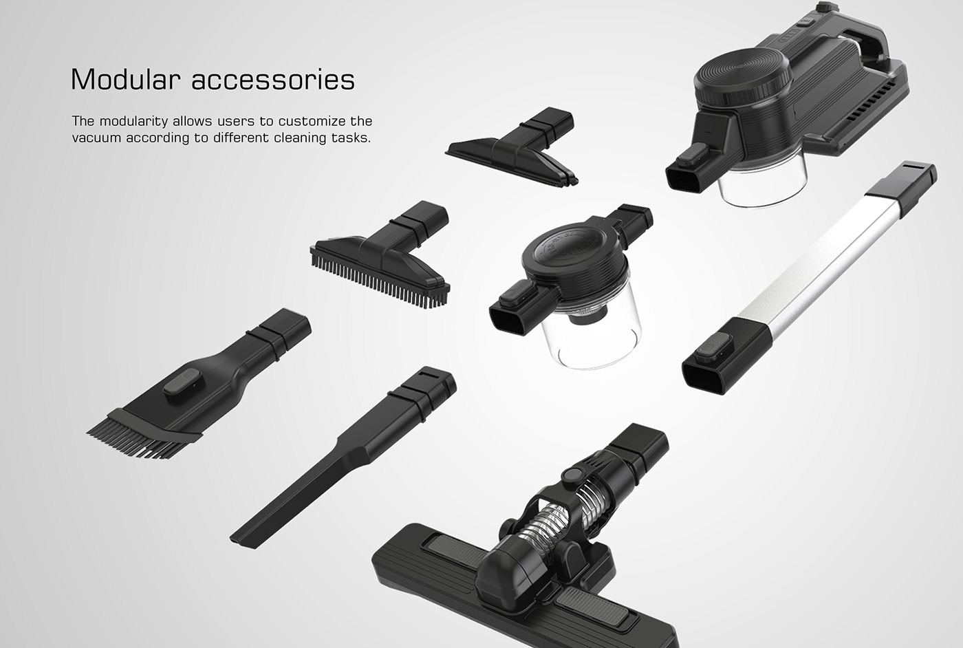 Modular system，clean，vacuum，indoor，Vacuum cleaner，