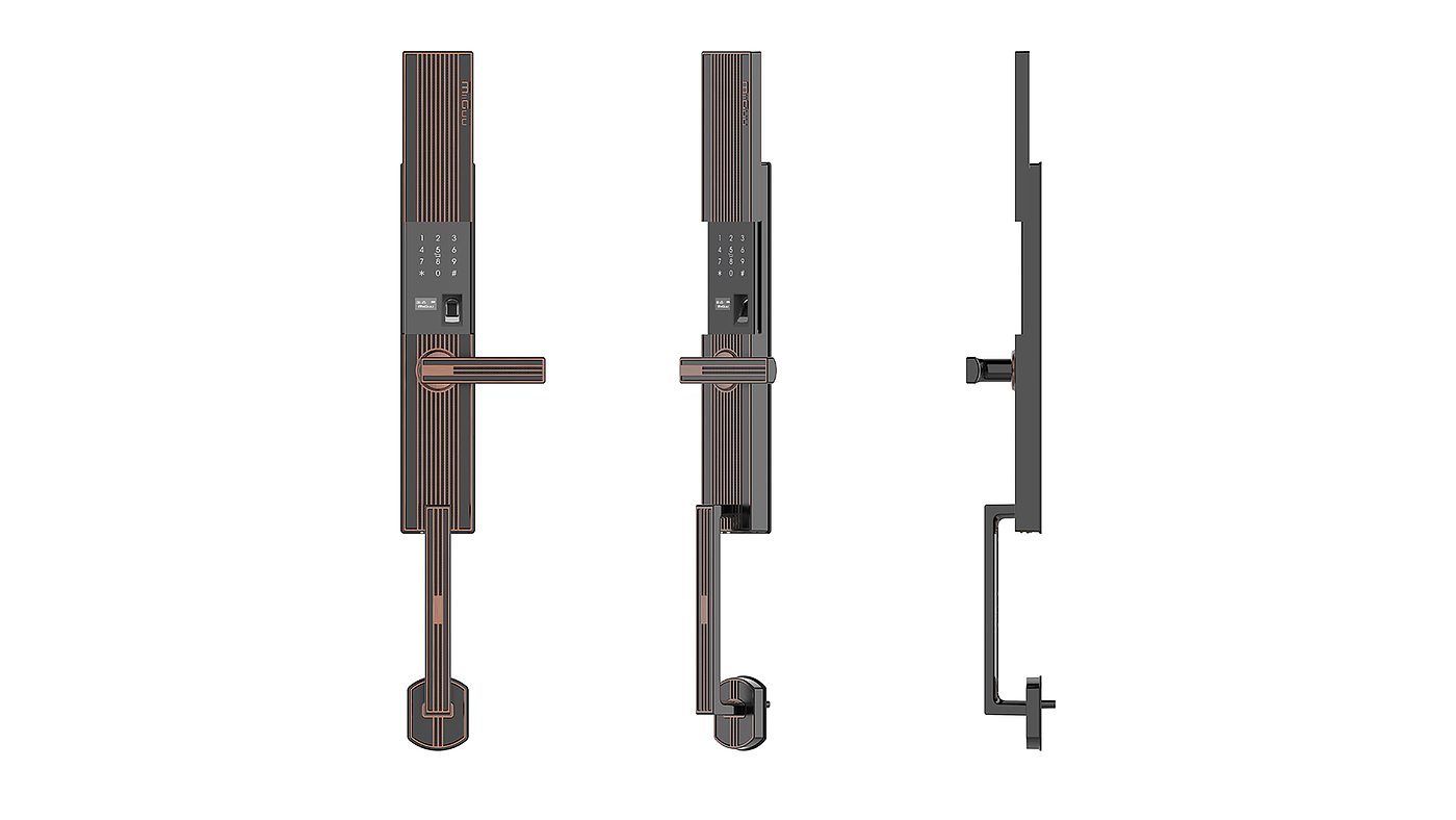 Smart lock, smart, smart home, new Chinese style，