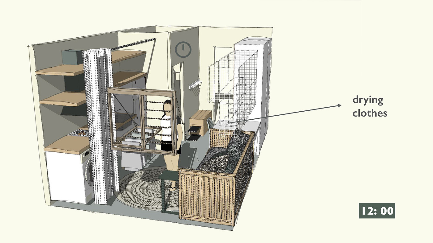 Interior design，CompactLiving，Small space，
