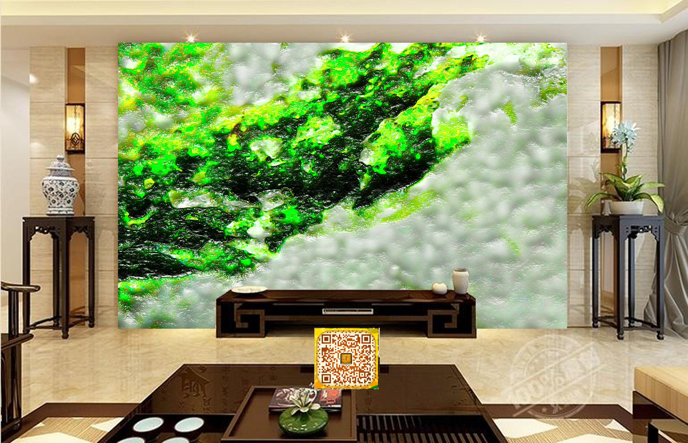 MICAHSO，Natural art，Original mural，Galactic new continent，Fu Lushou，