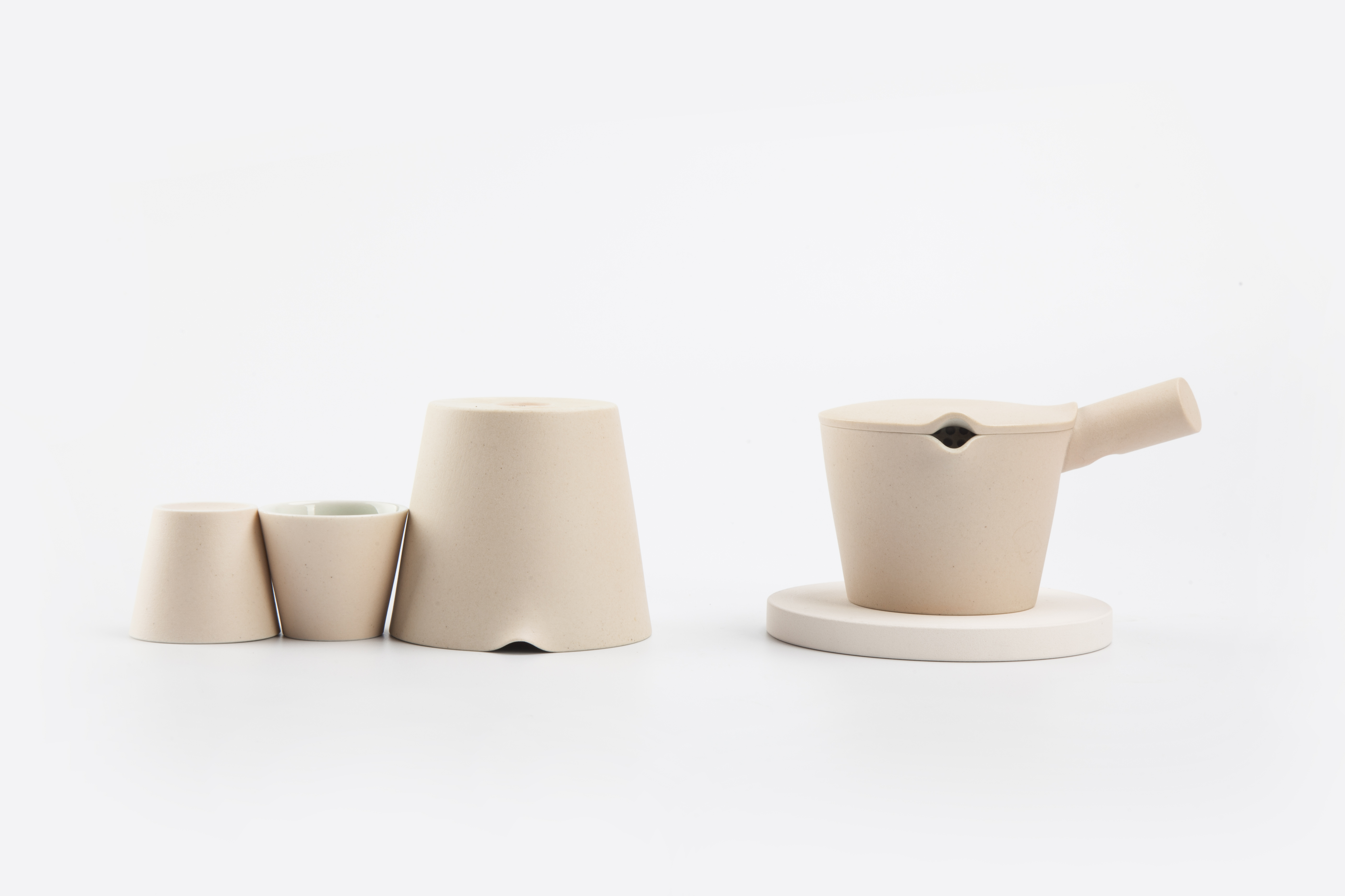 Ceramics, travel, tea sets, craftsmen，